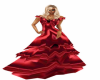Red Satin Gown