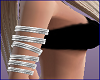 Upper Arm Bangles Silver