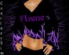 Purple Flame Top