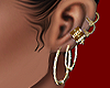 NASTY Earrings Gold