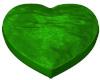 Green Poseless Heart Bed