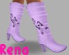 Purple Western Boot