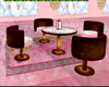 Pink Bunny bar tables