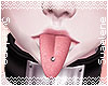 Pink Tongue |Pierced