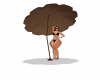 Brown Beach Umbrella