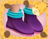 >Easter Owl Boots