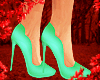 Matching Green Heels