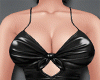 e Leather Black Dress