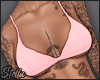 !Bikini Top + Tats |Pink
