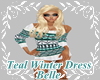 Teal Winter Dress