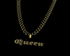 Gold "QueeN" Necklace