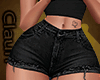 CL. Black Denim Shorts
