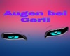Blaue Demon Augen