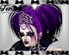 Purple Black Devon Hair
