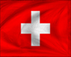 Switzerland Flag on Pole