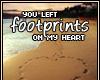 You left footprints...