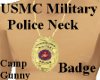 USMC MP Neck Badge