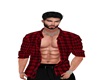 D* Red Open Plaid