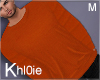 K Fall Orange sweater M
