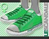 Green Canvas Trainers