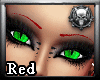*M3M* Thin Red Eyebrows