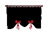 blk/red curtains