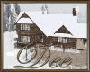 Snowy Log Cabin DC