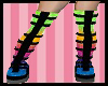 Rainbow boots