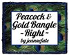 Peacock & Gold Right