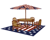 4th Of July Picnic Table