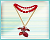 (S) Oza Red Necklace