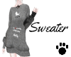 Sweater Gray Cat