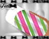 Pink Candy Cane Nails