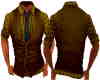 Gold Brown Suit Jacket 1