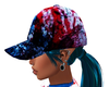 red/blue hat w/hair