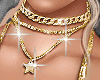 Trish Star Necklace Gold