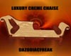 Luxury Creme Chaise