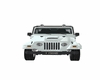 White Animated Jeep