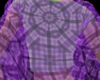 [W]Poncho Purple Spirals