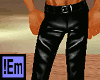 !Em Black Leather Pant M