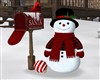 SNOWMAN w/ Mailbox