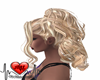 Blonde Curly Pony
