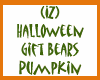 (IZ) Gift Bears Pumpkin