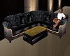 Sofa Black/Gold