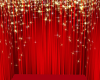 Shimmer Red Curtain BGD