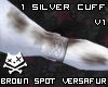 Brown Spot Silver Cuffv1