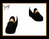 Black/Gold Loafers