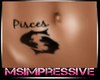 Pisces Belly Tattoo