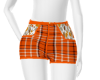 Orange Fall Shorts