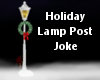 Holiday Lamp Post Joke